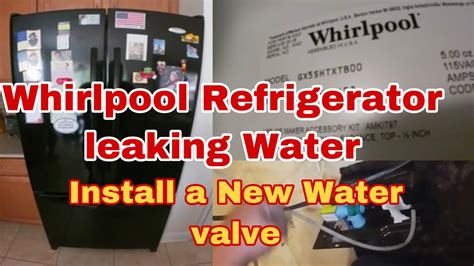 whirlpool fridge ice maker leaking|Whirlpool Refrigerator Leaking Water